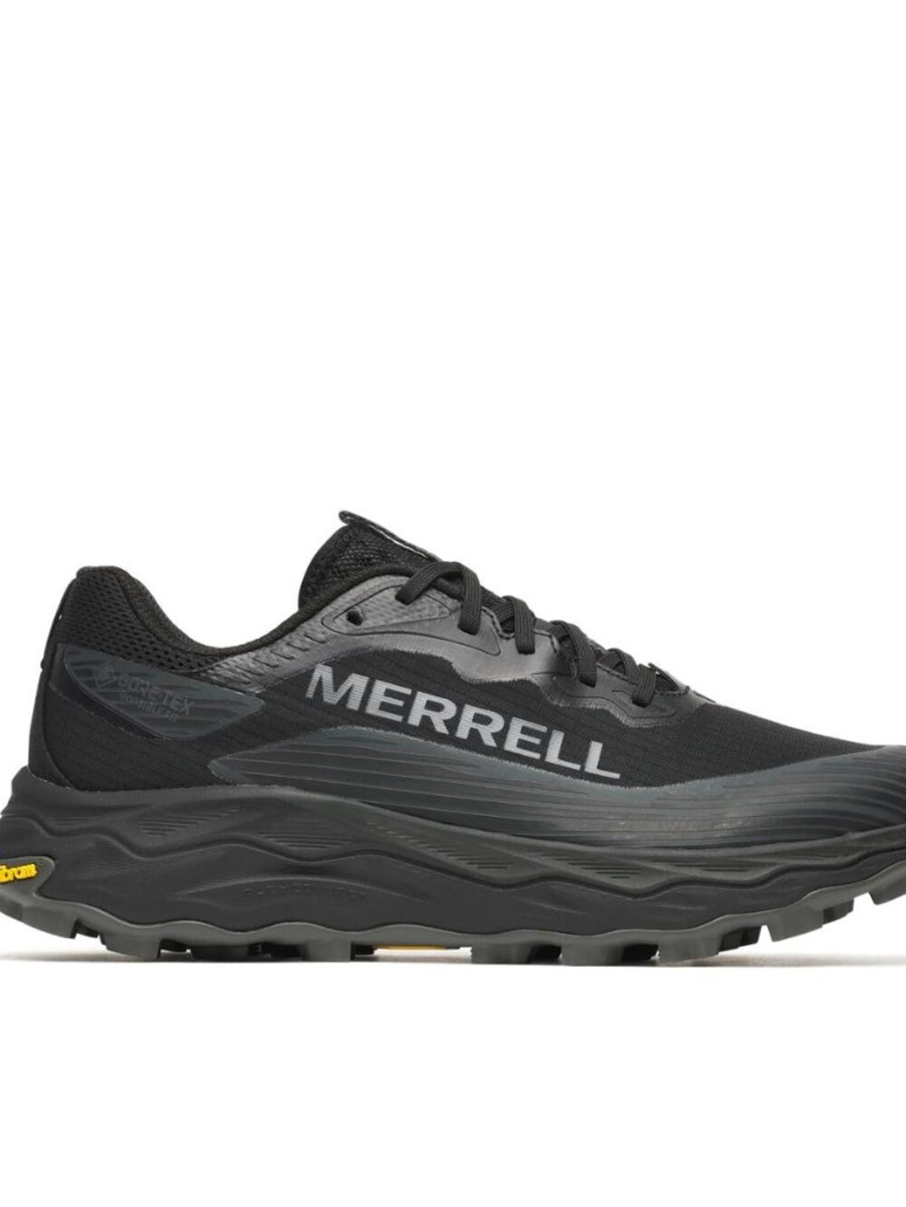 Men's Merrell Agility Peak 6 GTX GoreTex Waterproof Trail Hiking Sneakers Black